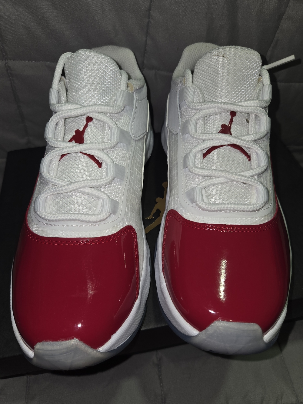 NIKE Air Jordan 11 CMFT Low (GS) White/Red CZ0907-116 Fashion Shoes